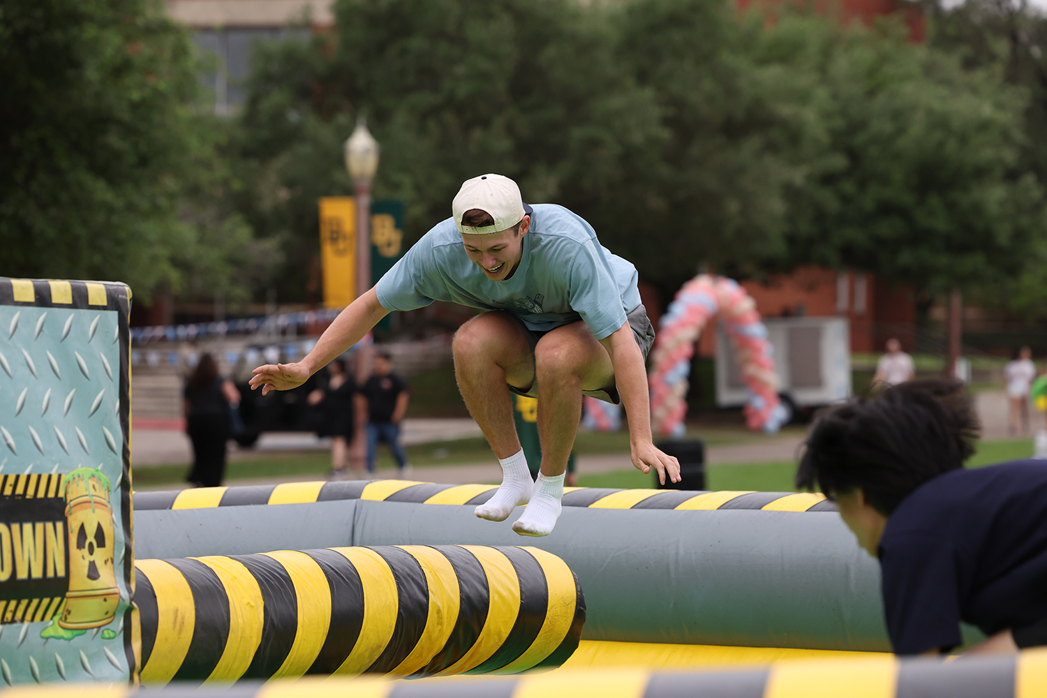 Baylor Student Dia obstacle course