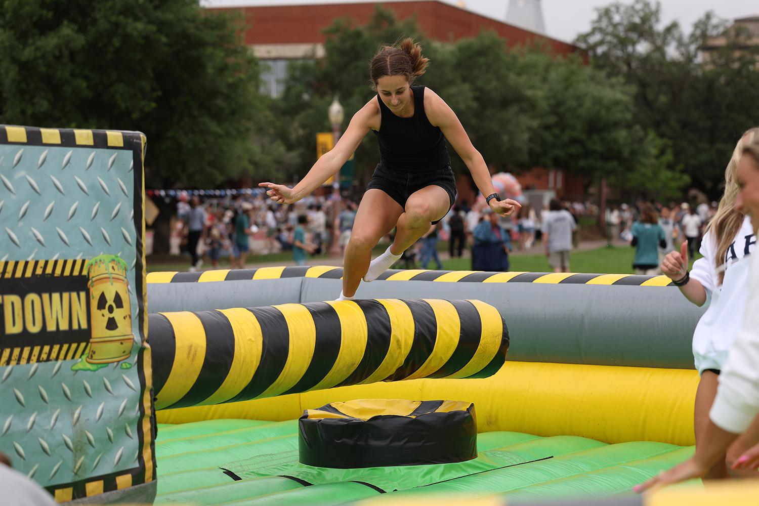 Baylor Student Dia obstacle course